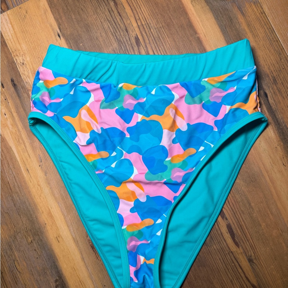 Vibrant Multicolor Women's Bikini Bottom